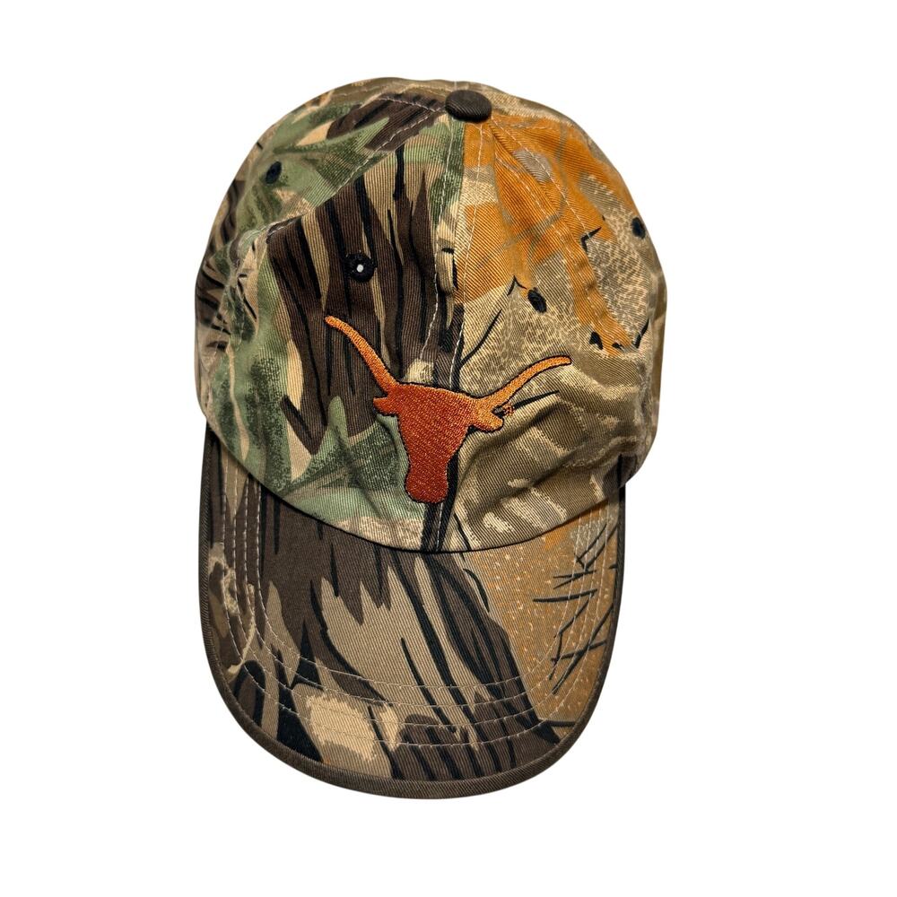 Texas University Camouflage Hat Classic Adjustable Longhorn Embroidered Cap